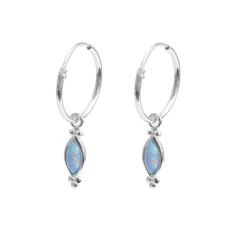 Maelie opalite sleeper drop earrings