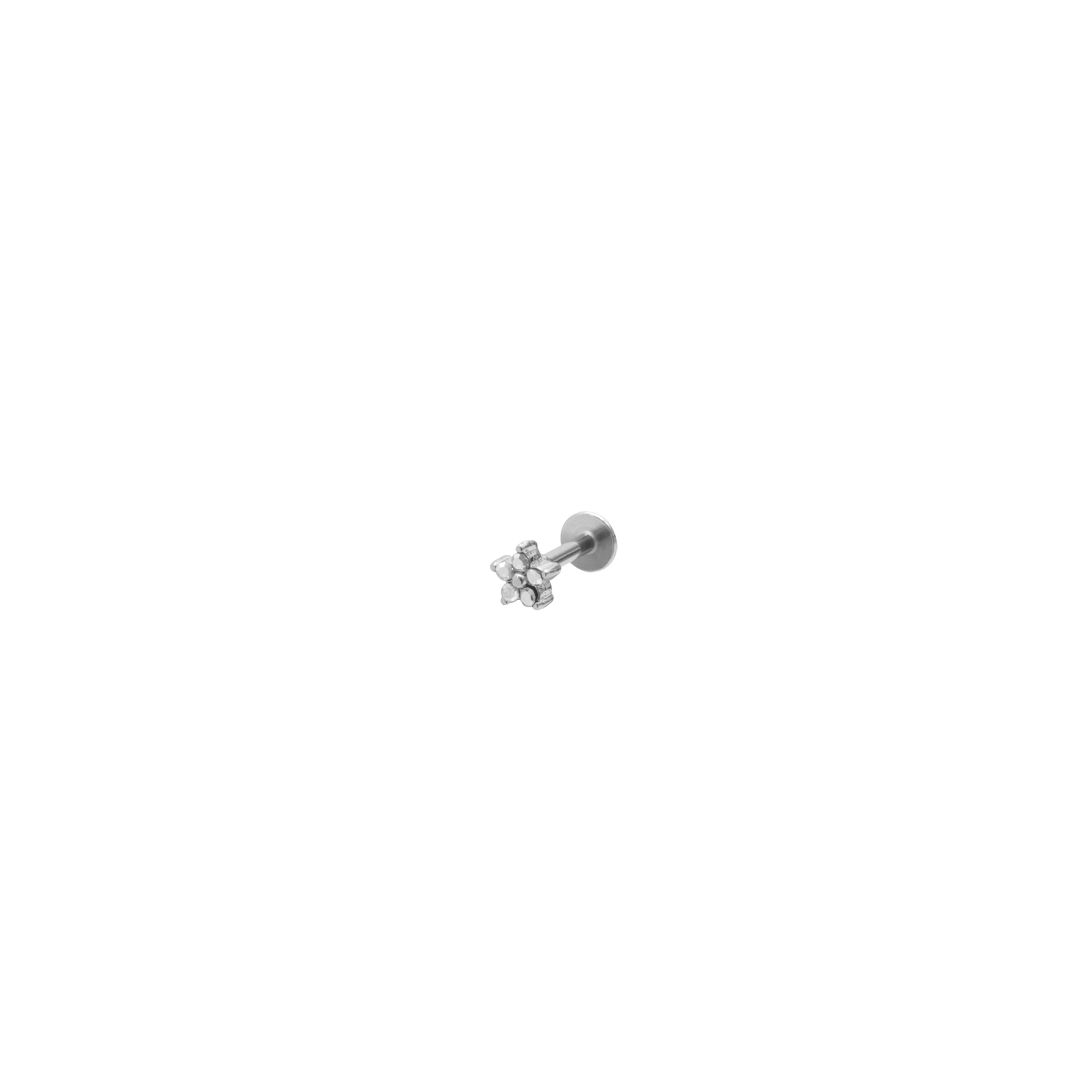 Star crystal labret bar | MEZI