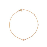 INITIAL PLAIN ROSE GOLD BRACELET-Initials-MEZI