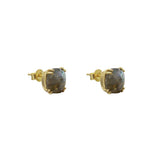 Izetta 2 micron gold semi-precious studs