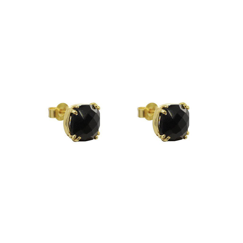 Izetta 2 micron gold semi-precious studs