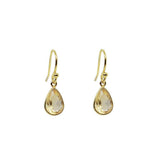 Izora 2 micron gold hook earrings