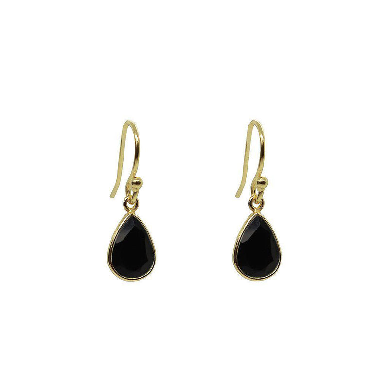 Izora 2 micron gold hook earrings