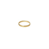 Jacinta 2 micron gold ring