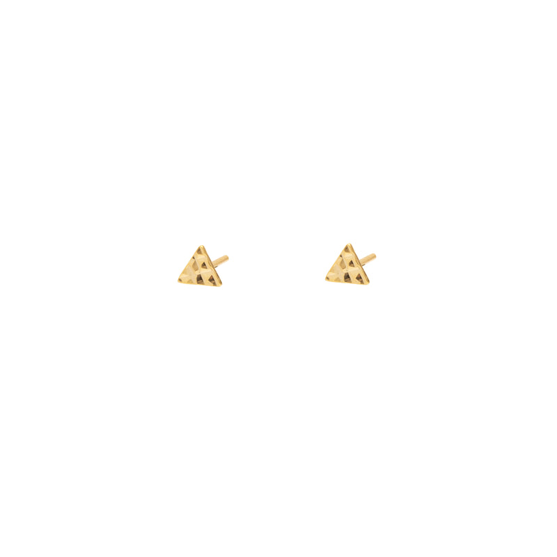 Kafia triangle stud earrings