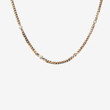 Kaysa 2 micron gold link necklace