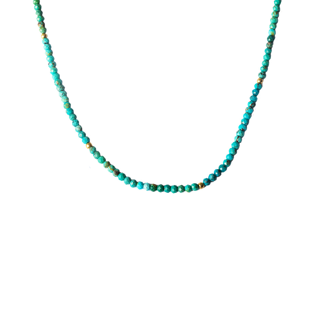 Klara gold vermeil semi precious necklace