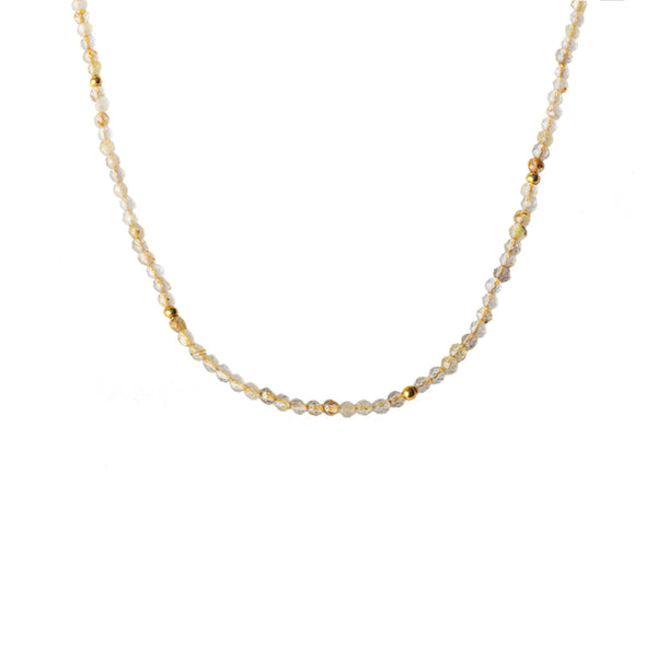 Klara gold vermeil semi precious necklace