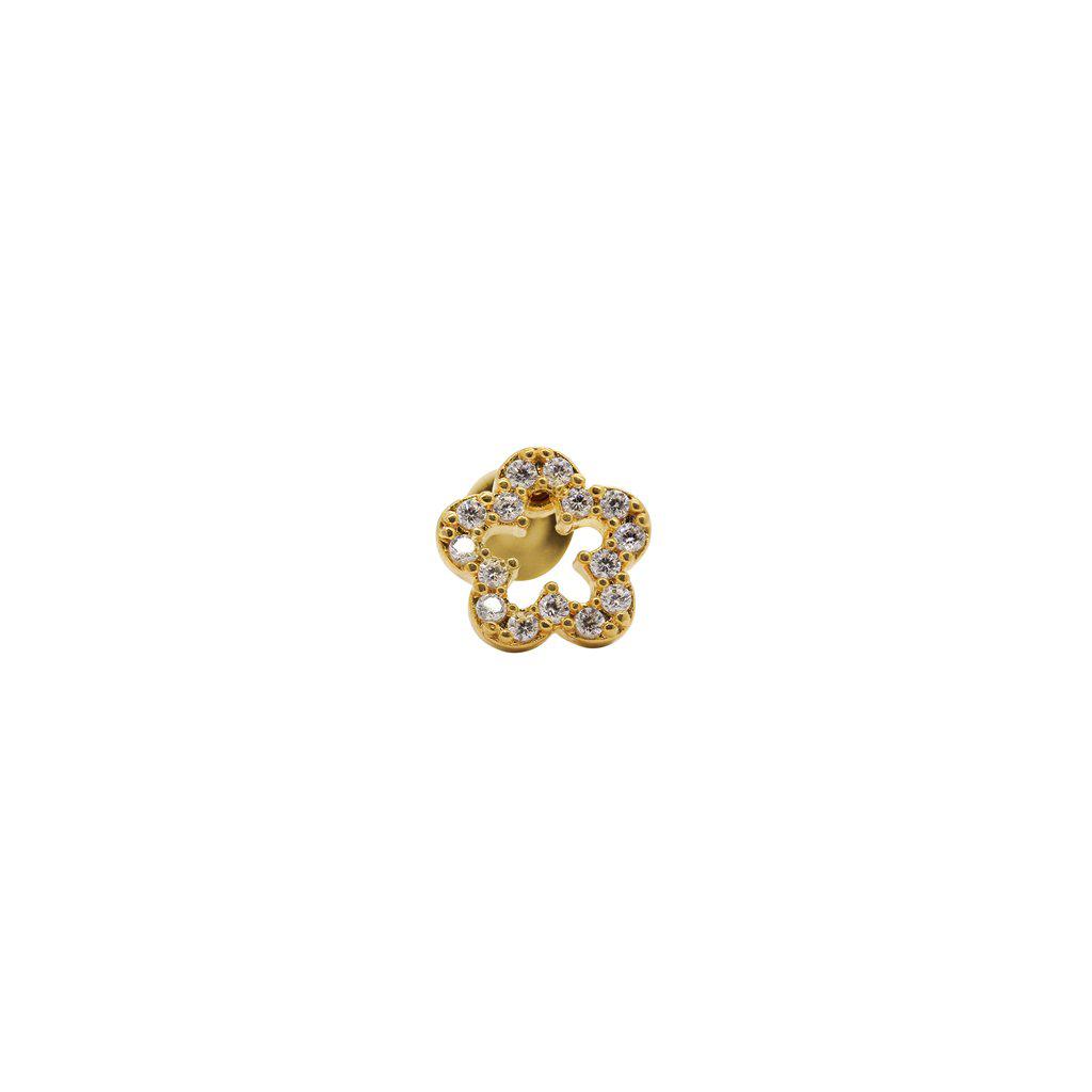 Labret hollow flower crystal | MEZI