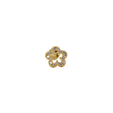 Labret hollow flower crystal