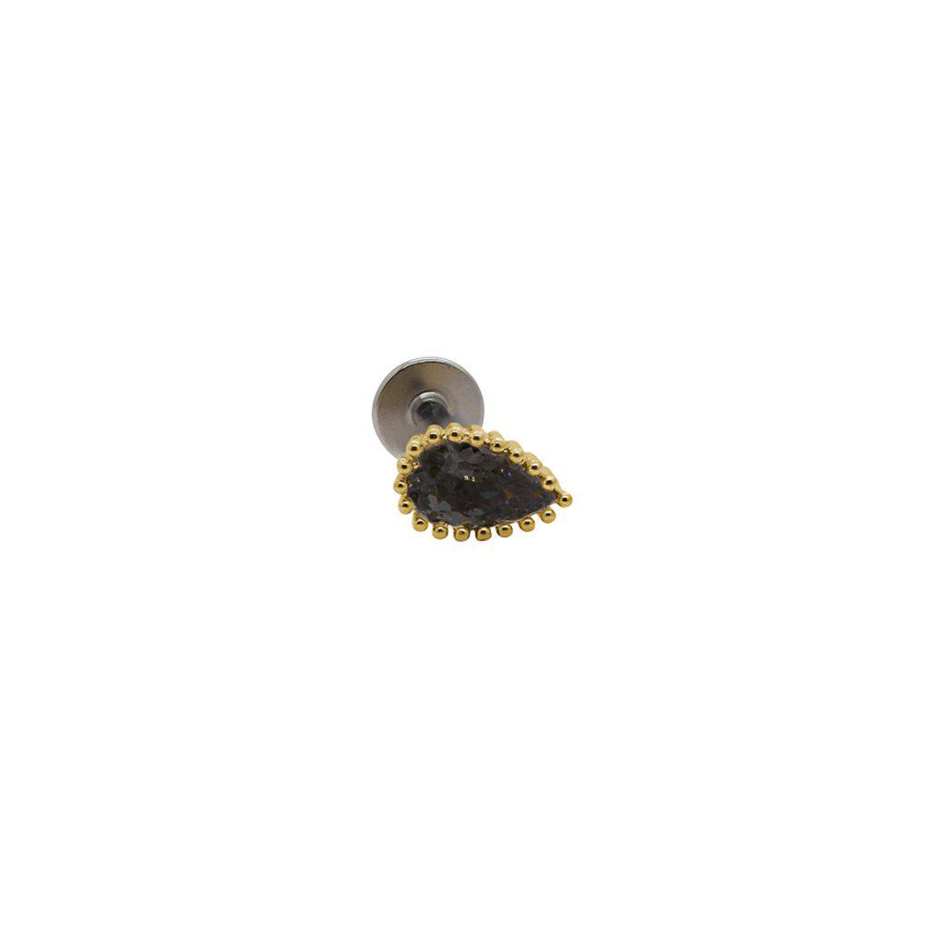 Labret drop clear crystal | MEZI