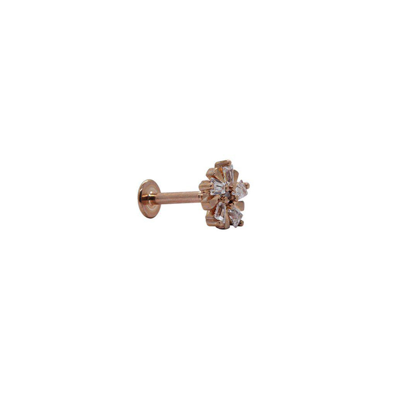 Labret flower crystal