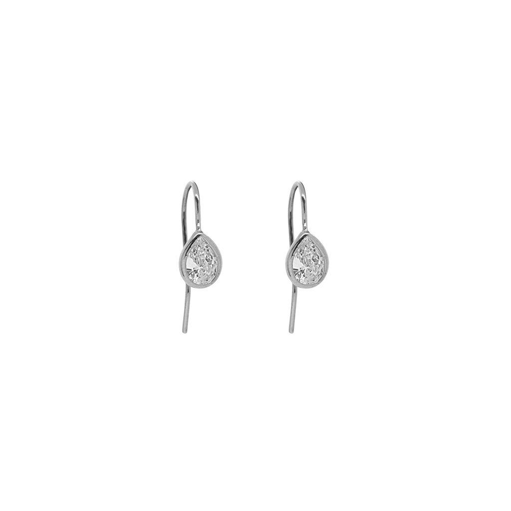 Lani teardrop crystal earrings | MEZI