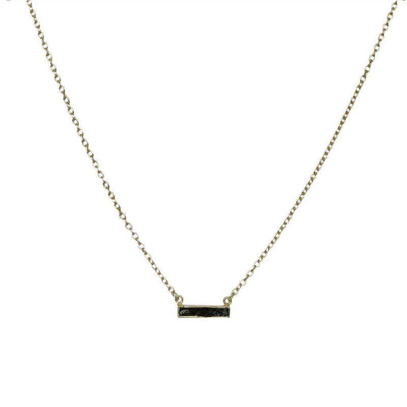 Lea onyx semi precious necklace