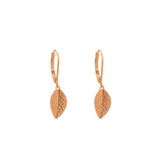 Leaf drop earrings