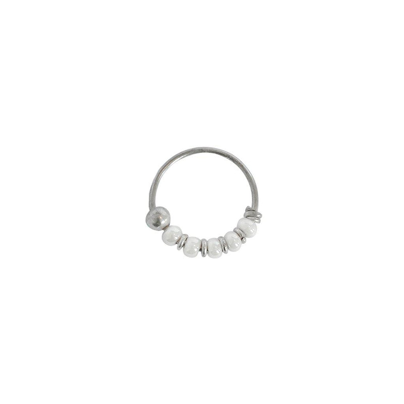 Lily silver large sleeper earring