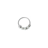 Lily silver small sleeper earring