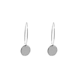 Liron disc small 2 micron gold earrings