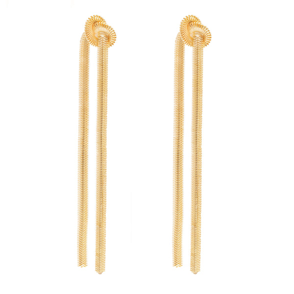 Franco snake chain earrings