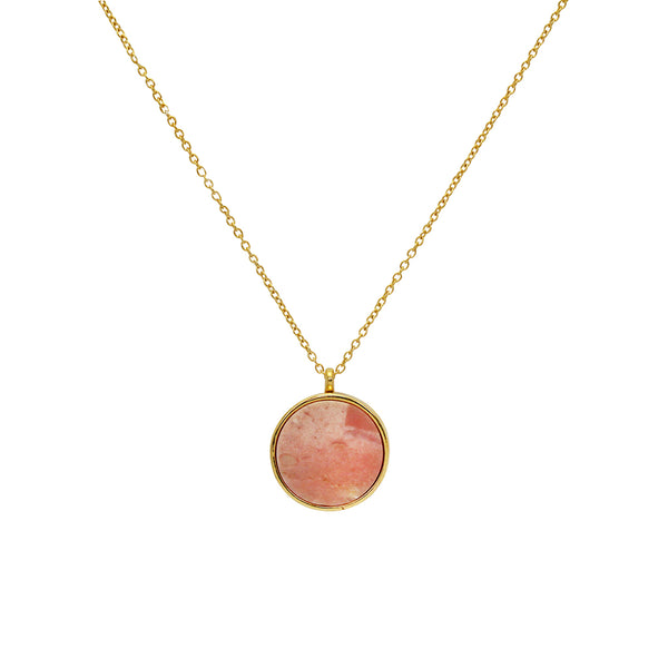 Vita gold semi precious locket