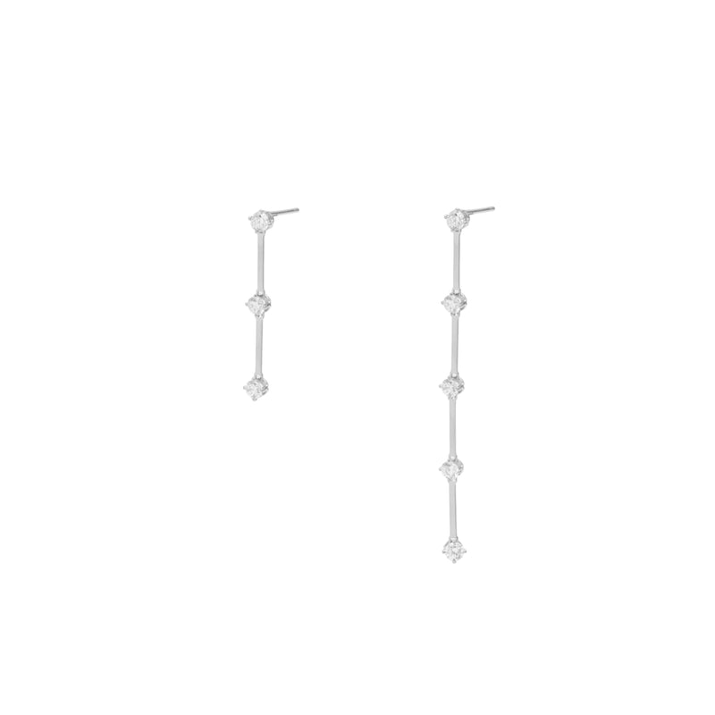 Elam bar crystal drop earrings