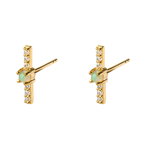 Lula opal studs