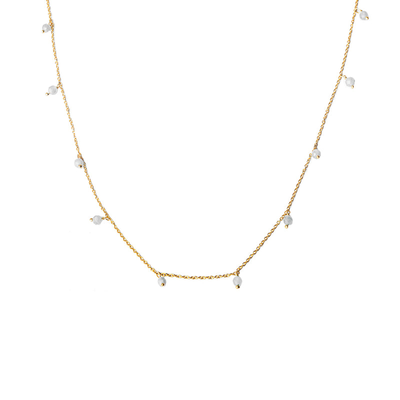 Lynn gold vermeil semi precious necklace