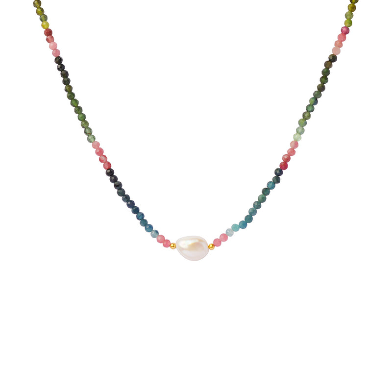 Maja gold semi precious necklace
