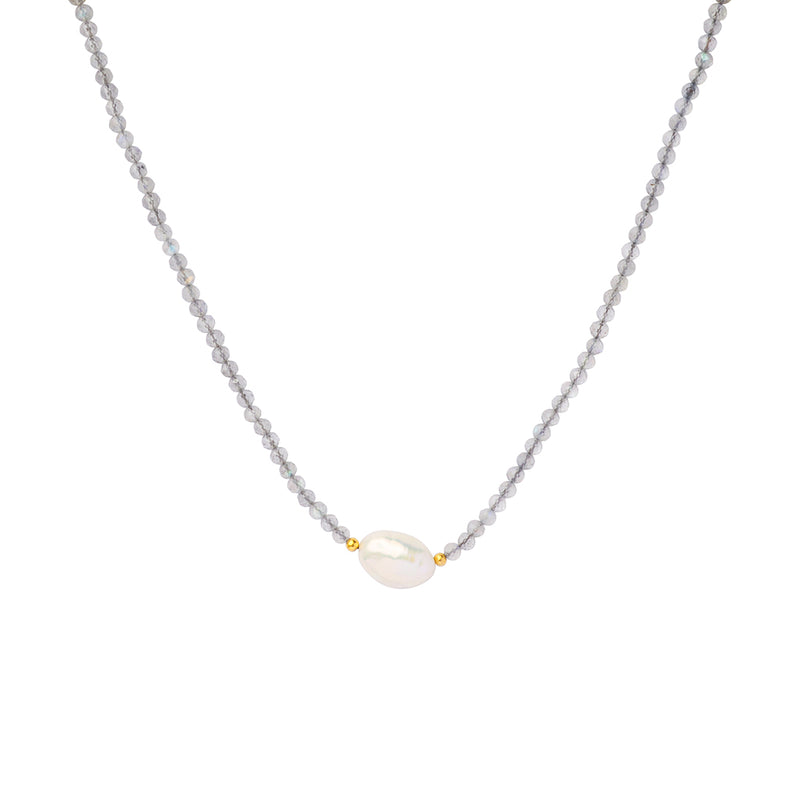 Maja gold semi precious necklace