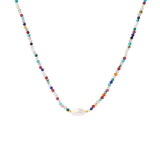 Maja gold semi precious necklace