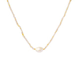 Maja gold semi precious necklace