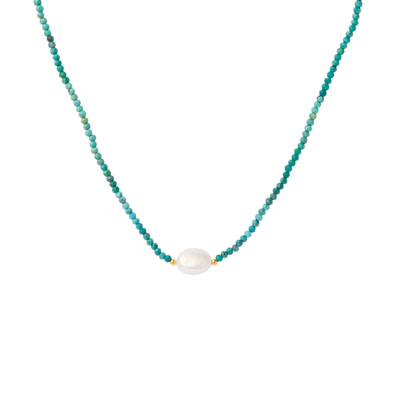 Maja gold semi precious necklace