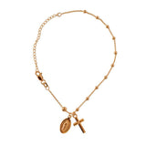 Mary and cross bracelet