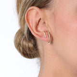 MICAELA GOLD CRYSTAL SUSPENDER-Earrings-MEZI