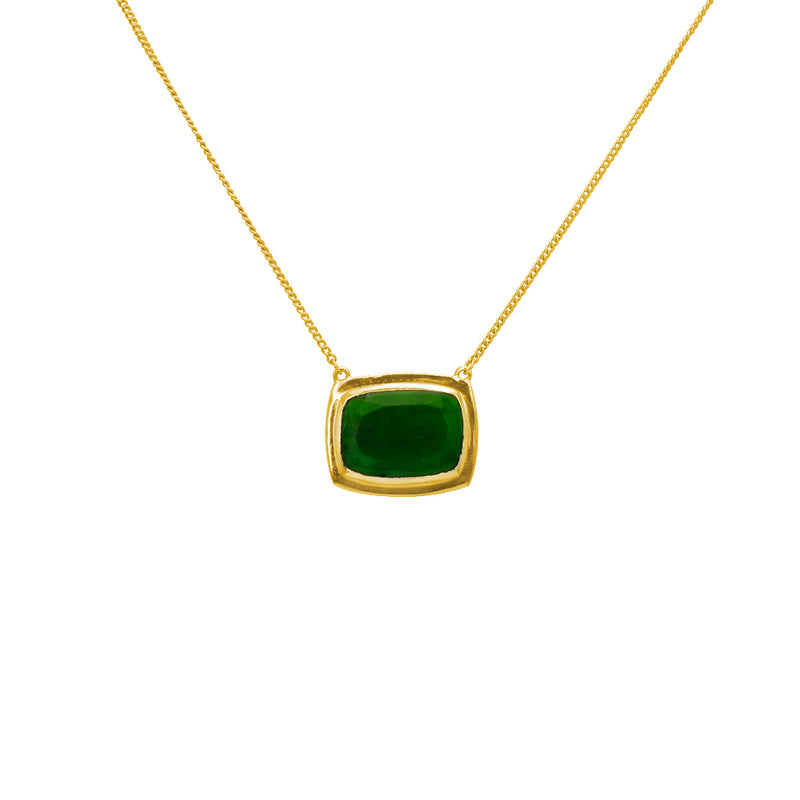 Miya semi precious 2 micron pendant
