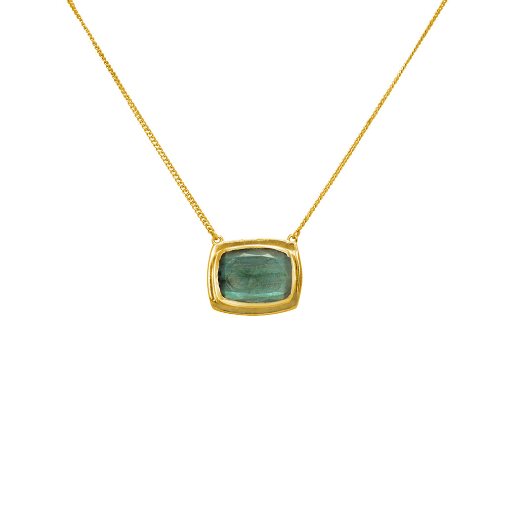 Miya semi precious 2 micron pendant | MEZI