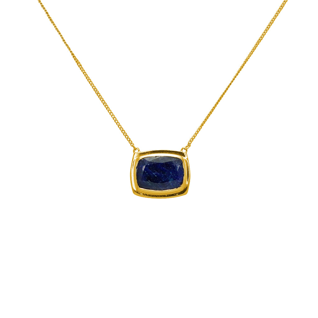 Miya semi precious 2 micron pendant | MEZI