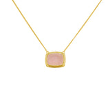 Miya semi precious 2 micron pendant