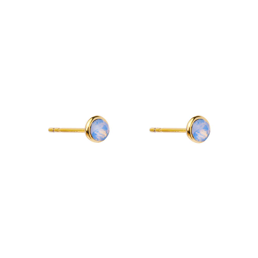 Nash crystal blue studs | MEZI