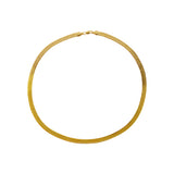 Delma gold herringbone chain 6mm necklace
