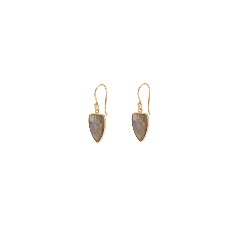 Nelida semi precious drop earrings