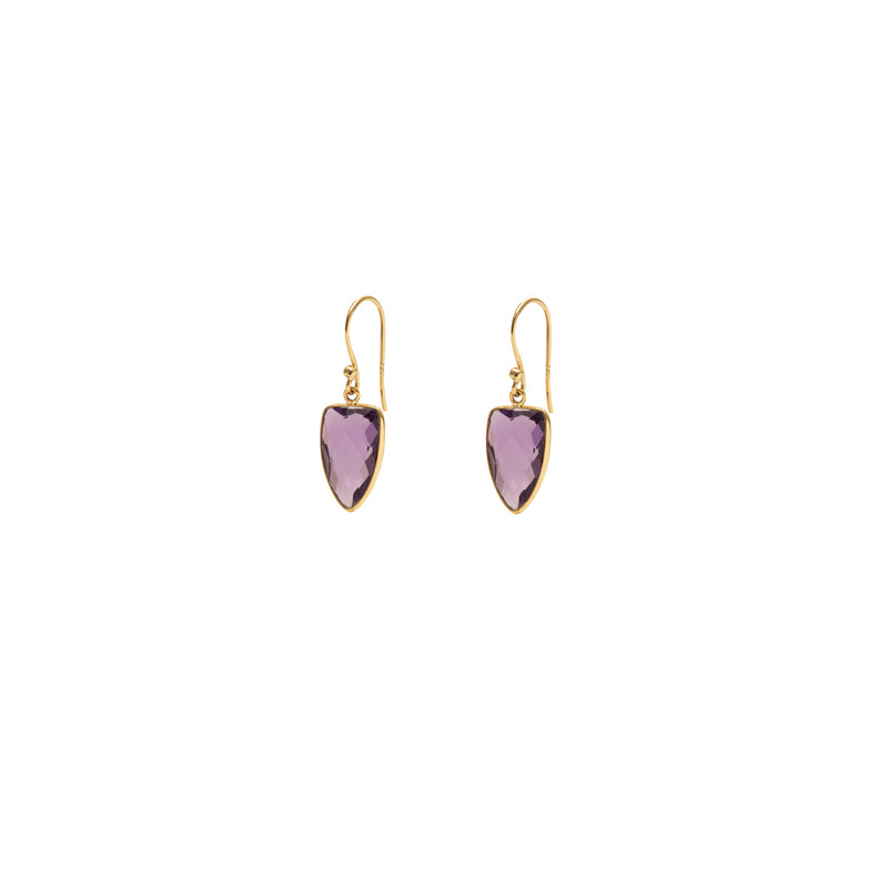 Nelida semi precious drop earrings