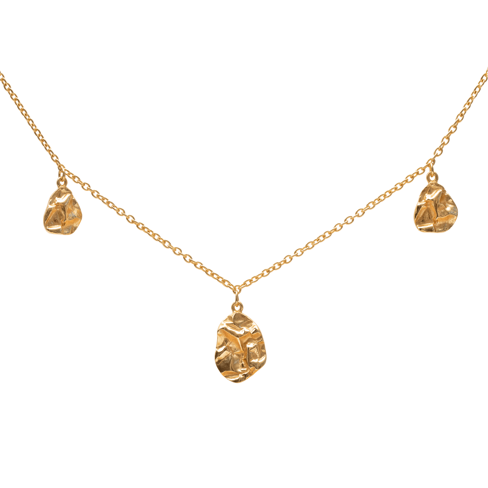 Tya gold charm necklace | MEZI
