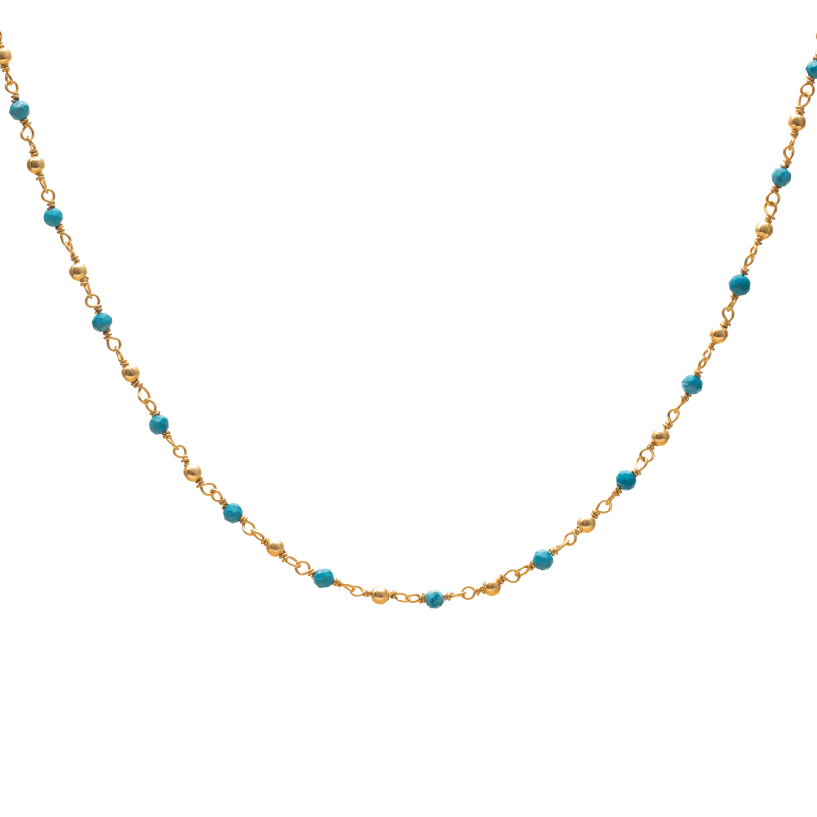 Killan beaded semi precious necklace | MEZI