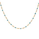 Killan beaded semi precious necklace