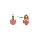 Vienna pink crystal studs