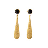 Angie semi precious gold earrings