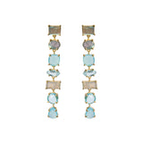 Antonella semi-precious stone earring