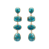 Valentina semi-precious stone earring