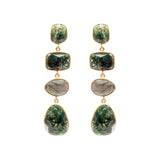 Valentina semi-precious stone earring